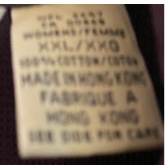 Eddie Bauer Purple Corduroy Button Up Shirt with Short Sleeves Size XL - Picture 4 of 5